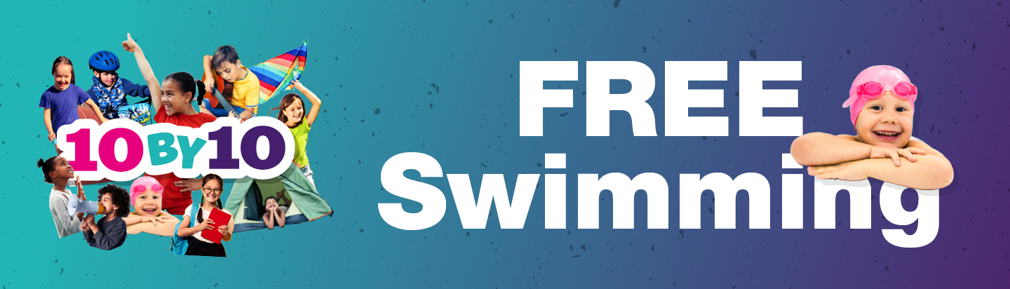 Free swimming banner